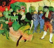  Henri  Toulouse-Lautrec Dance to the Moulin Rouge Sweden oil painting artist